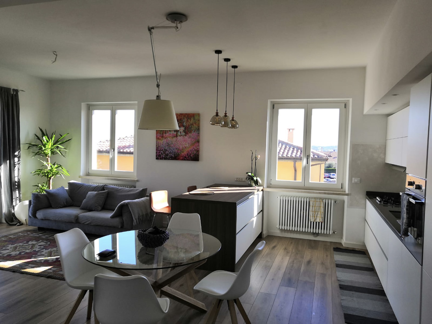 Open space cucina e salotto